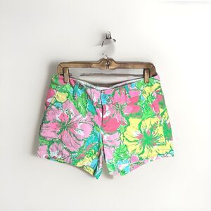 Lilly Pulitzer Shorts Size 6 Women’s Modern Callahan Tropical Pastel Bottoms